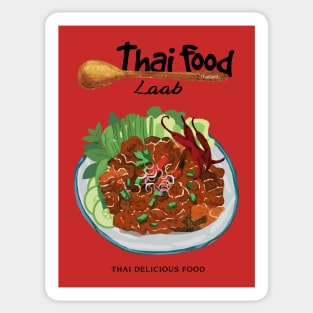 Laab Thai Delicious Food Sticker